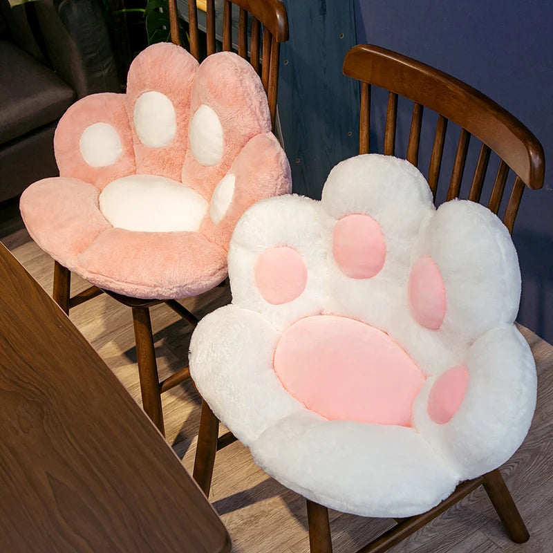Tapis coussin peluche patte d'ours 70cm – Douceur cocooning