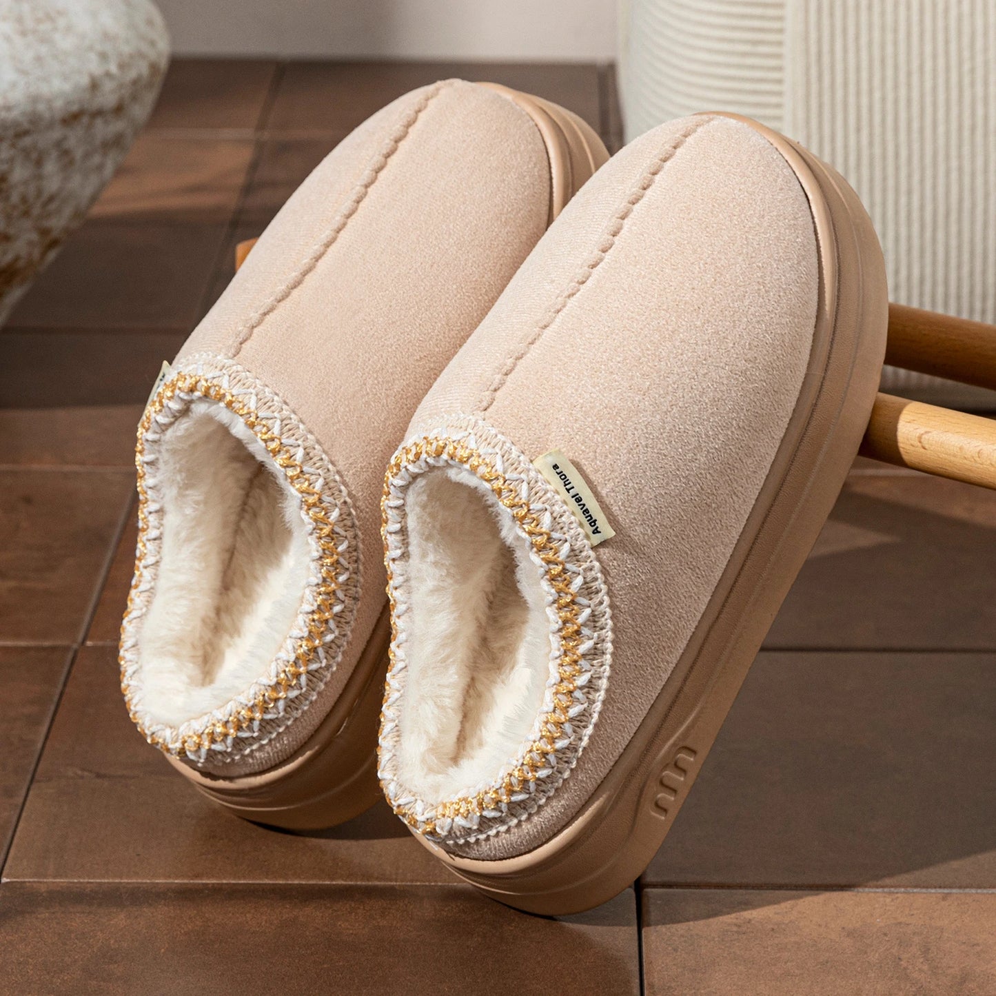Pantoufles d'hiver moelleuses homme et femme - Confort cocooning