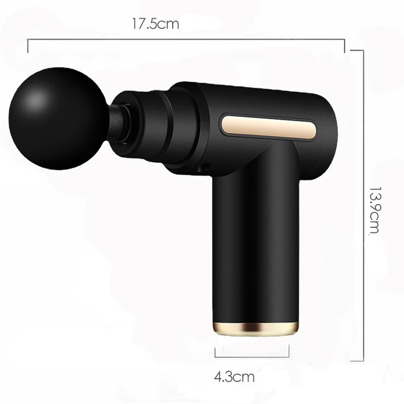 Pistolet de massage fascia professionnel – 30 niveaux, réduction bruit, homme femme