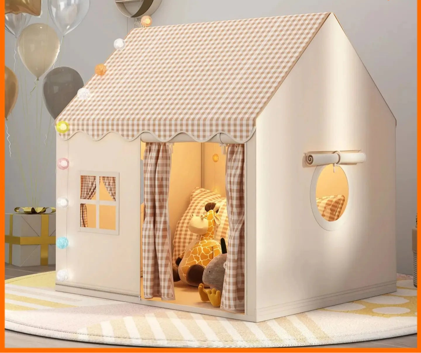 Grande tente cabane pour enfants – Maison de jeu pliable