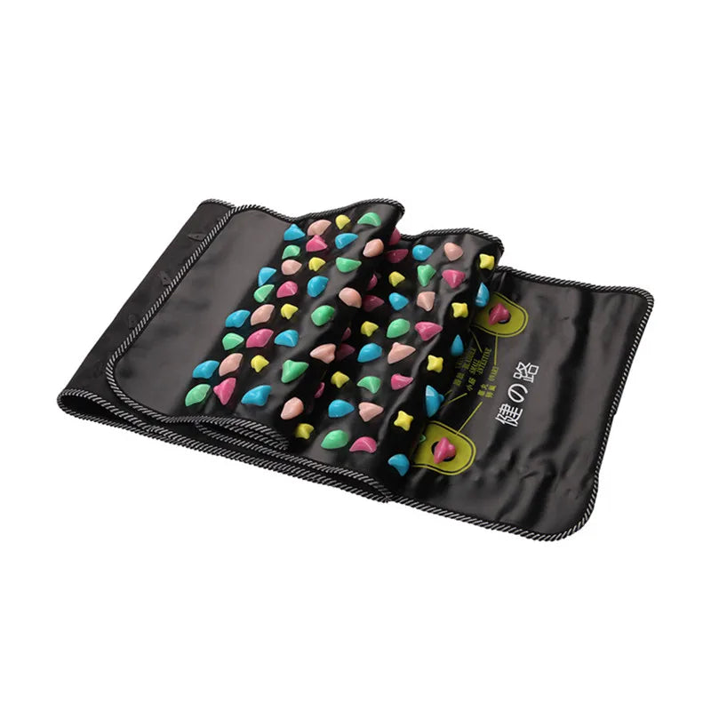 Tapis de massage galets simulation – Tapis réflexologie acupression pieds et jambes