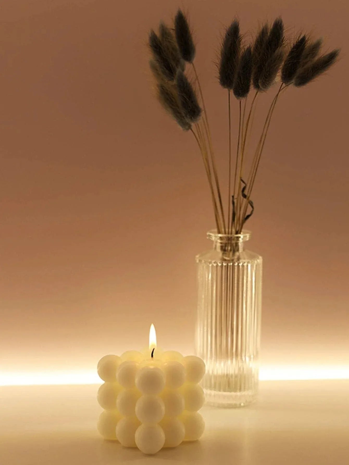 Bougie Aromatique Cube Magique en Cire de Soja