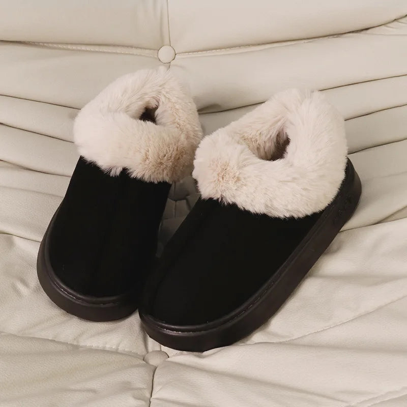 Bottes fourrées d'intérieur femme - Confort douillet hiver