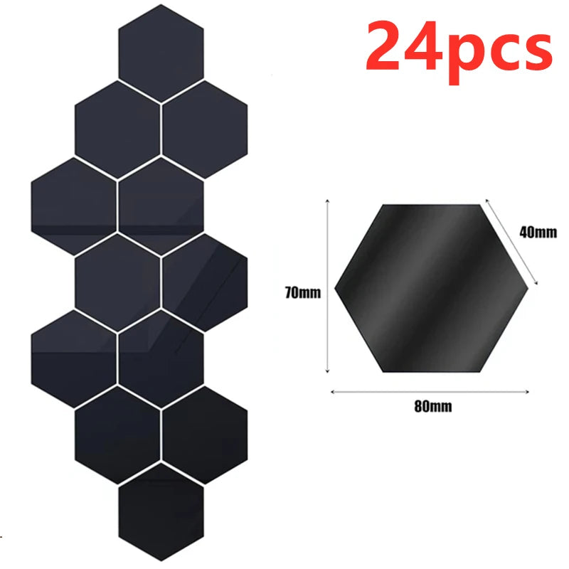 Stickers miroir hexagonaux – vue 13