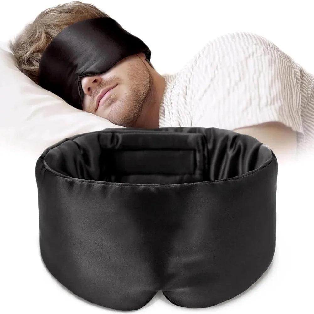 Masque de Sommeil en Soie Mulberry – Anti-Rides et Blocage Lumineux