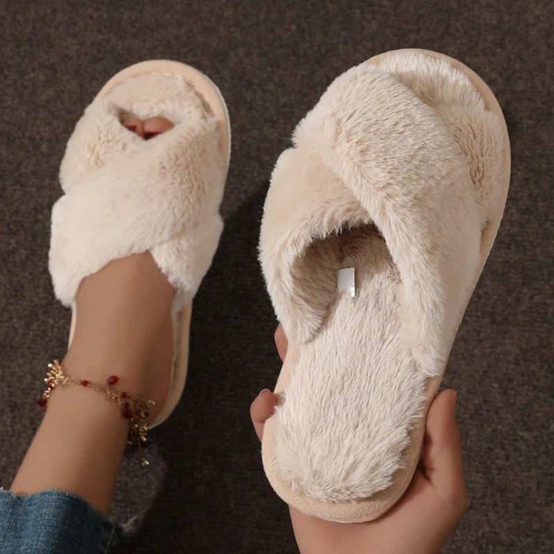Pantoufles Femme Moelleuses - Confort Cocooning Intérieur & Extérieur