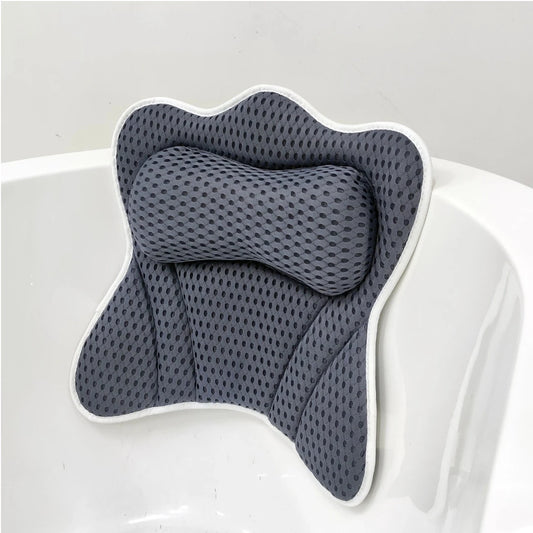 Ergonomic bath pillow