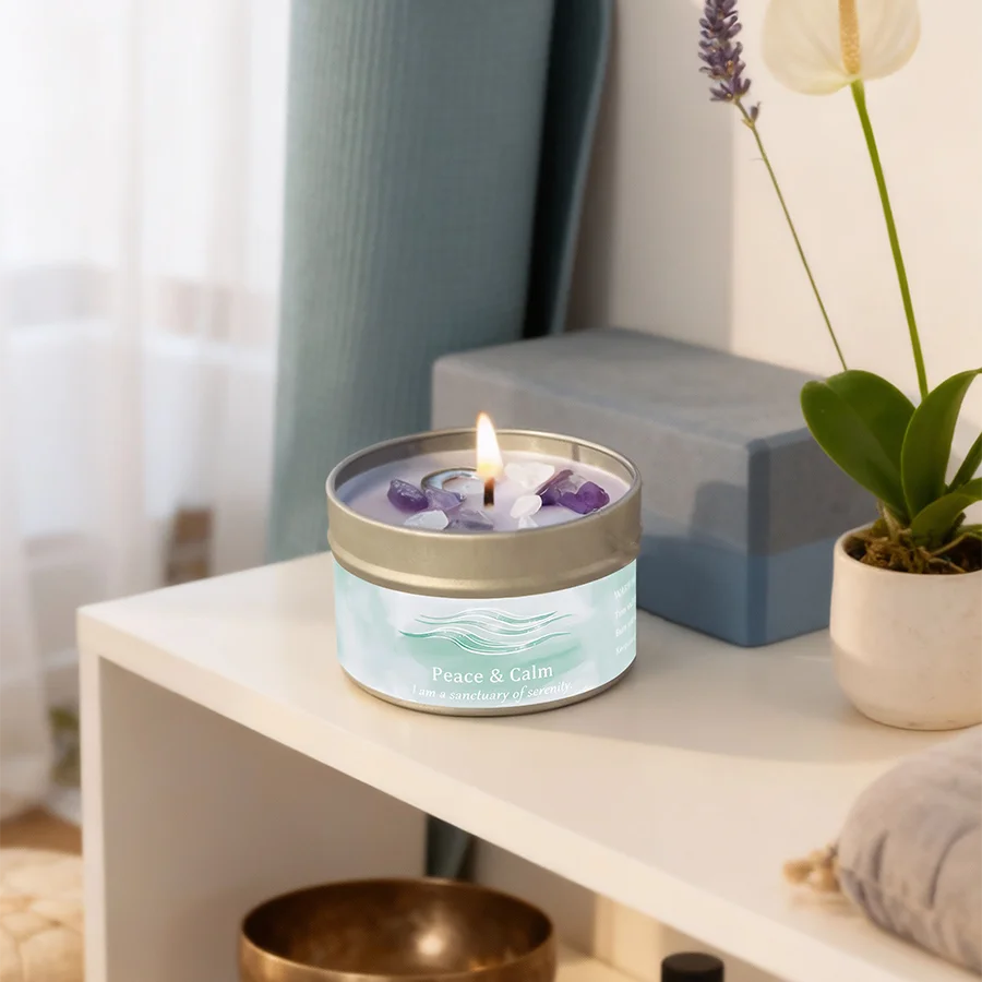 Bougie parfumée lavande camomille - Bien-être et relaxation