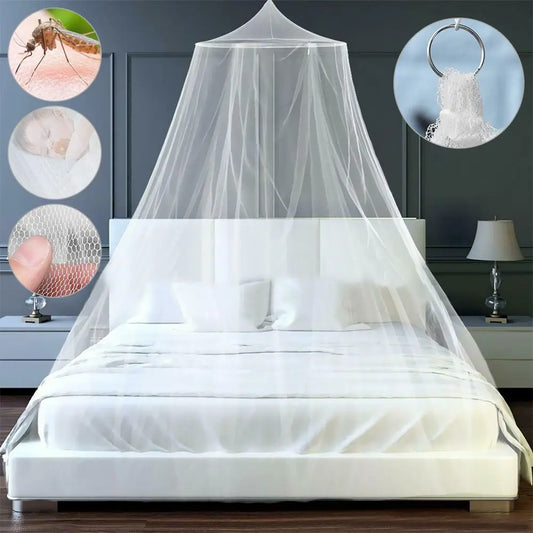 Moustiquaire dôme princesse pour lit jusqu'à 150 cm, 6 coloris