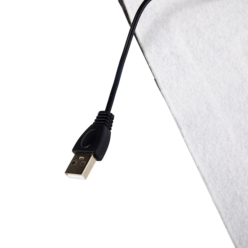 Plaque chauffante USB flexible – Chaleur douce 5V pour vêtement et accessoire chauffant