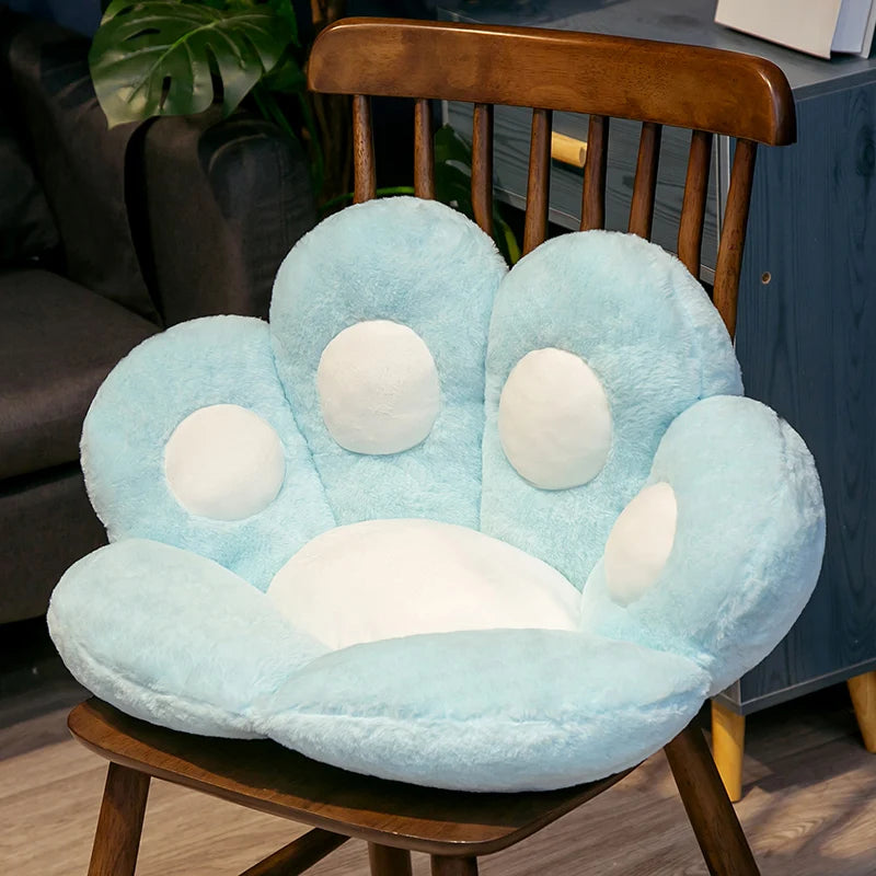 Tapis coussin peluche patte d'ours 70cm – Douceur cocooning