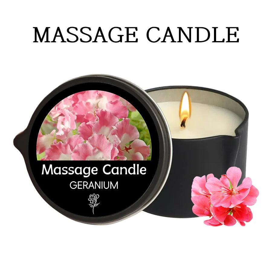 Bougie de Massage Thérapeutique - Aromathérapie & Relaxation