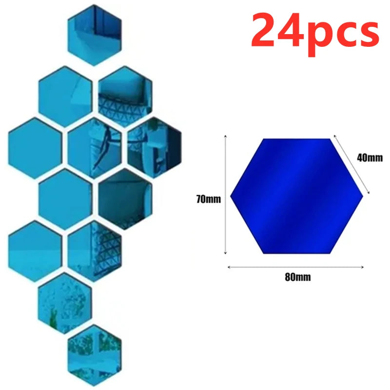 Stickers miroir hexagonaux – vue 15