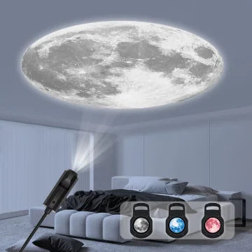 Lampe lune LED USB, veilleuse d'ambiance 3 couleurs
