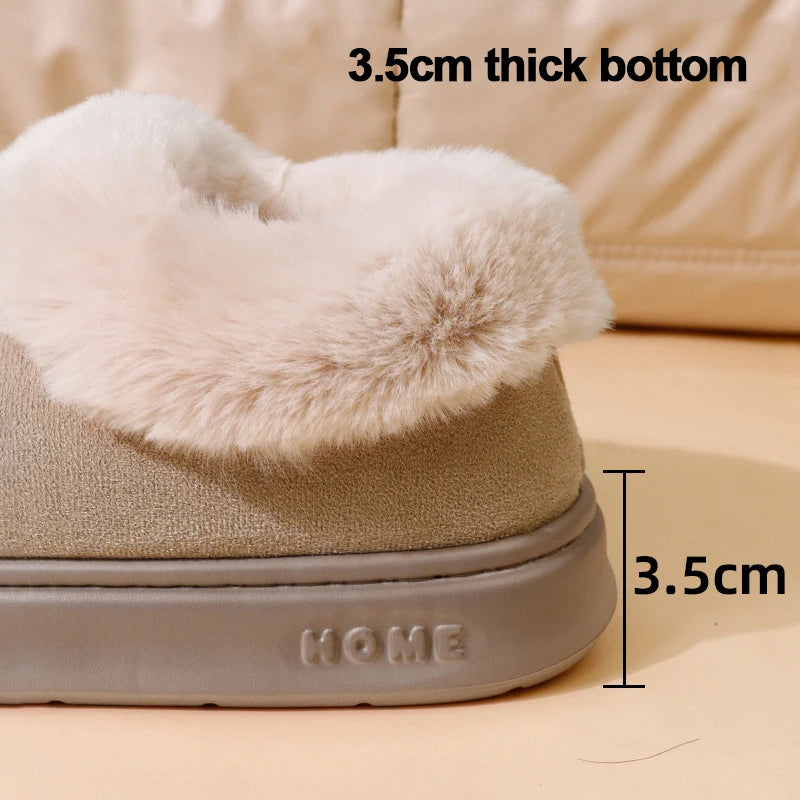 Bottes fourrées d'intérieur femme - Confort douillet hiver