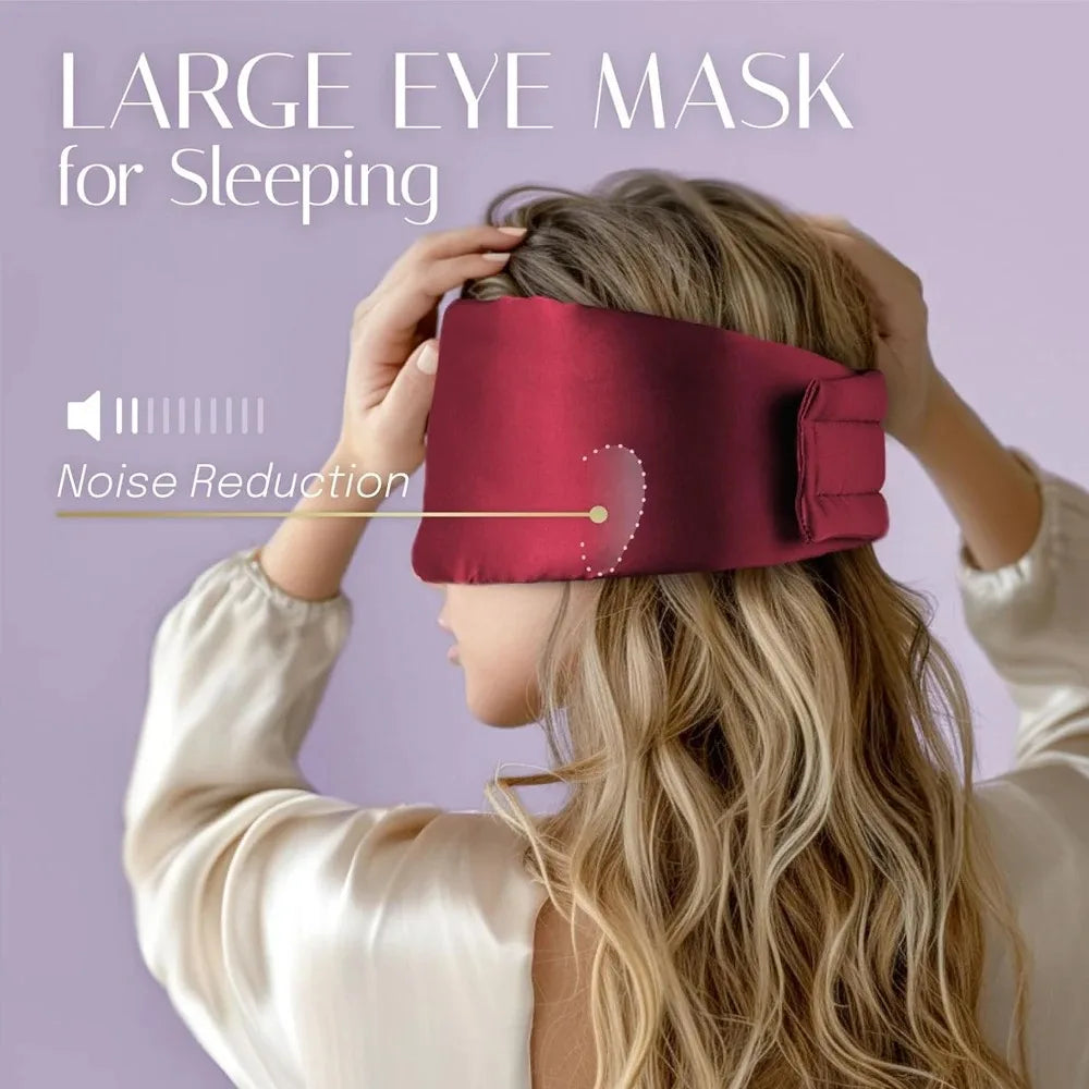 Masque de Sommeil en Soie Mulberry – Anti-Rides et Blocage Lumineux
