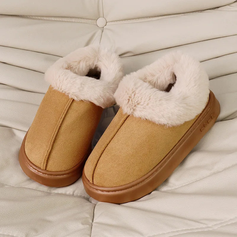 Bottes fourrées d'intérieur femme - Confort douillet hiver