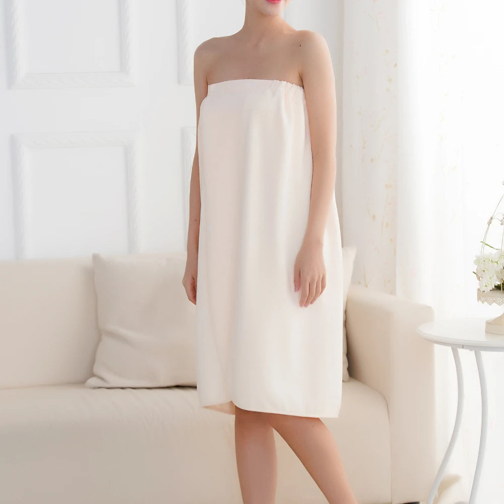Serviette portée femme - Tube top – Bain et spa, 3 coloris