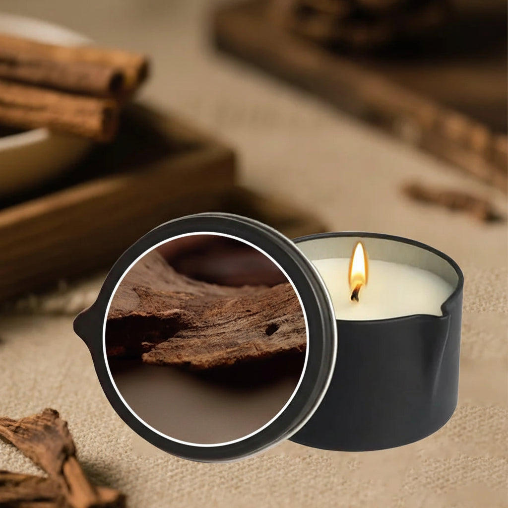 Bougie de Massage Thérapeutique - Aromathérapie & Relaxation