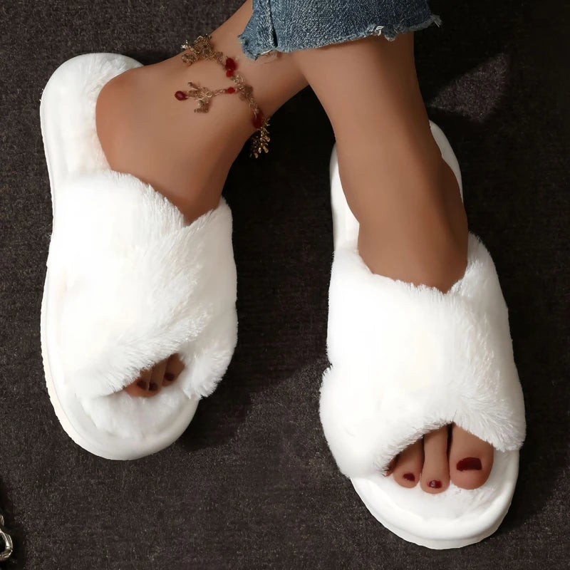 Pantoufles Femme Moelleuses - Confort Cocooning Intérieur & Extérieur