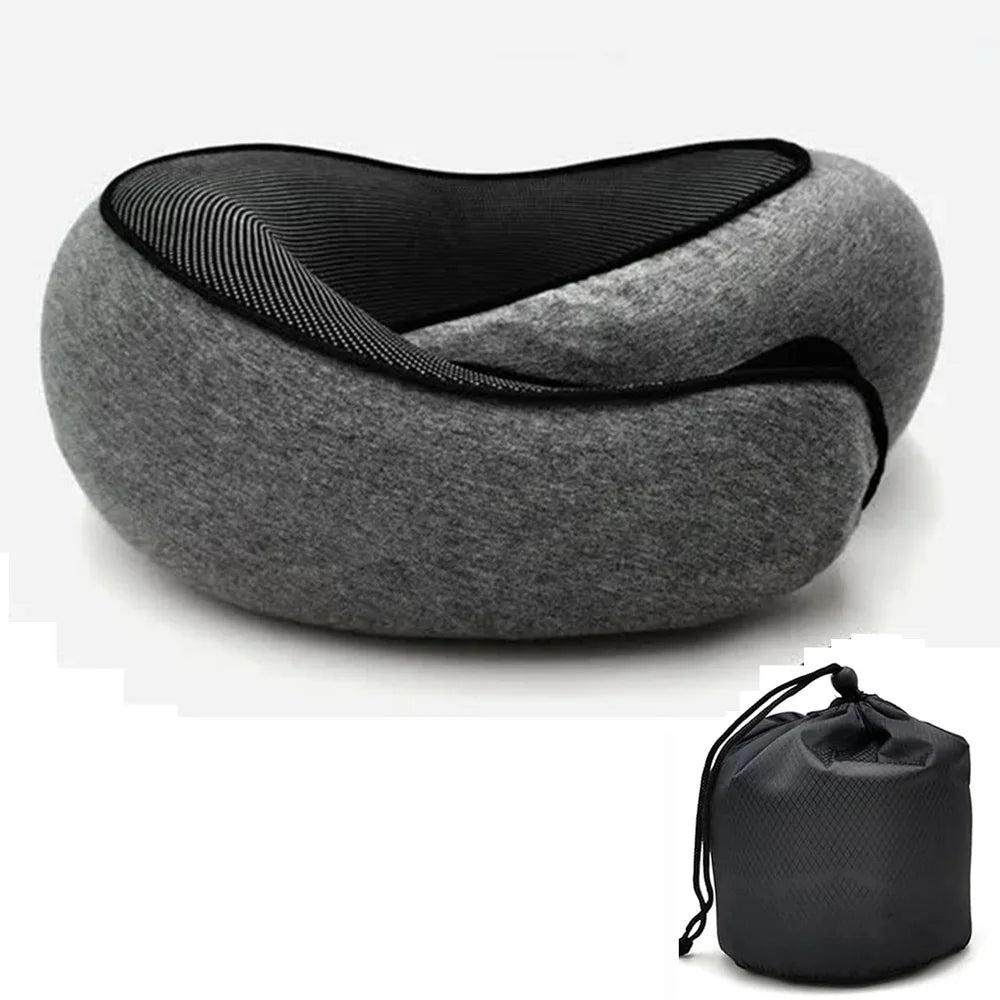 Coussin de voyage ajustable en mousse à mémoire de forme