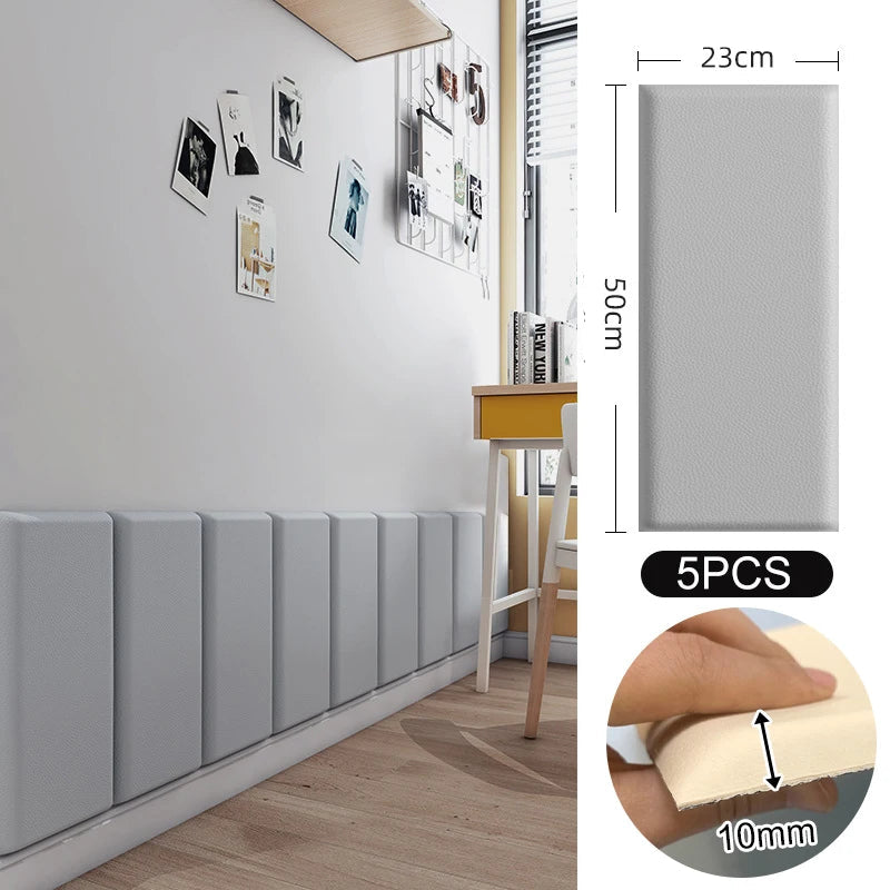 Panneaux muraux 3D aspect cuir – vue 8