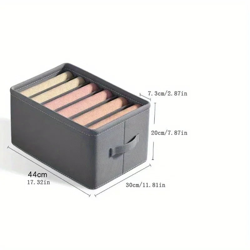 Boîte de rangement compartimentée pour vêtements – 6, 7 ou 9 cases, organiseur tiroir