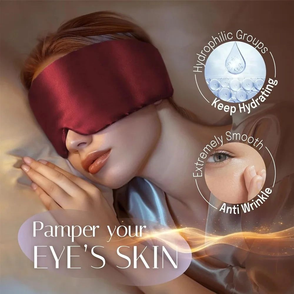 Masque de Sommeil en Soie Mulberry – Anti-Rides et Blocage Lumineux