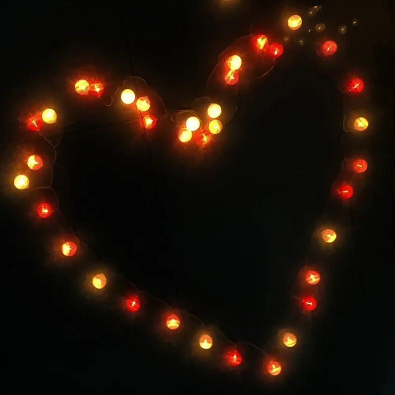 Guirlande Lumineuse Boules Coton - 10 à 40 LEDs