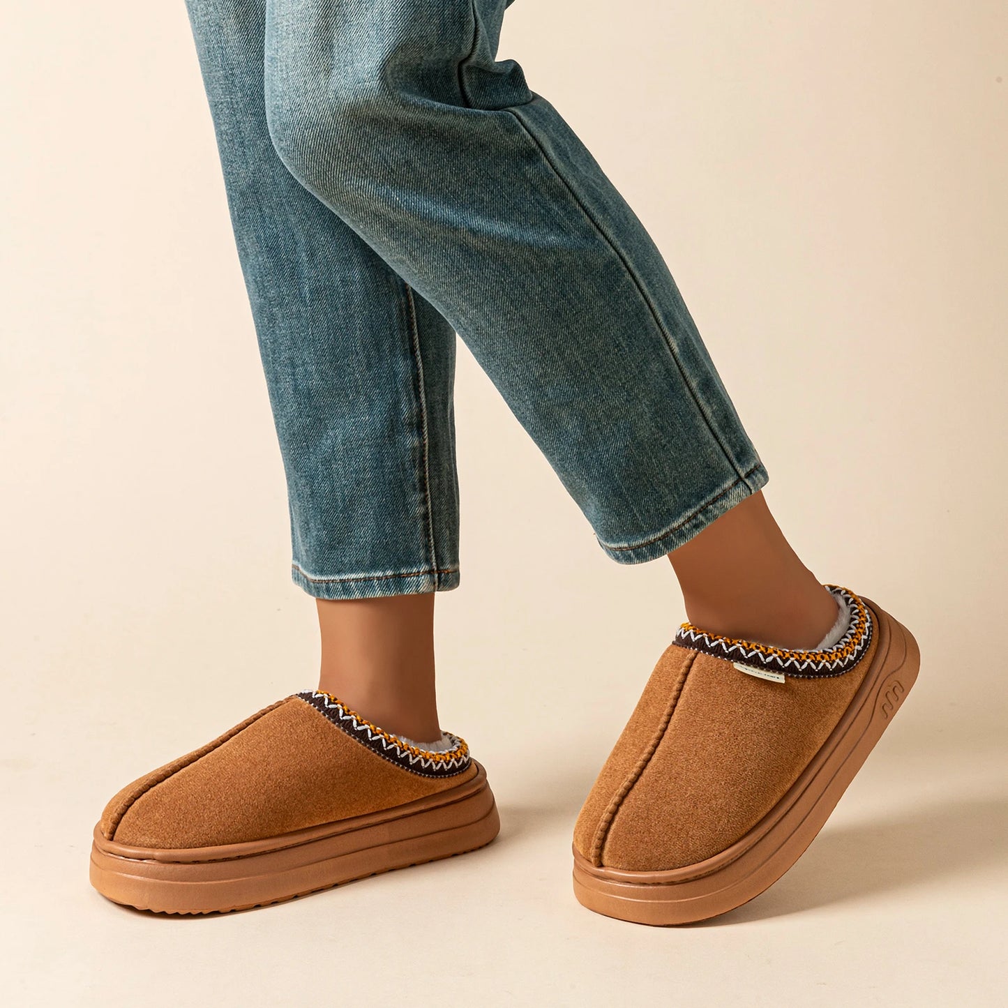 Pantoufles d'hiver moelleuses homme et femme - Confort cocooning