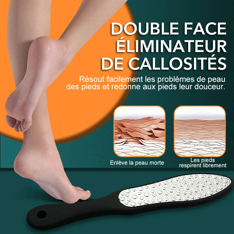 Râpe pédicure double face – Pour des pieds doux, lisses et sans callosités