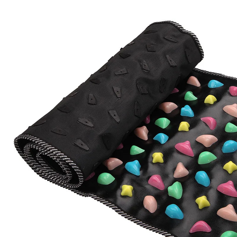 Tapis de massage galets simulation – Tapis réflexologie acupression pieds et jambes