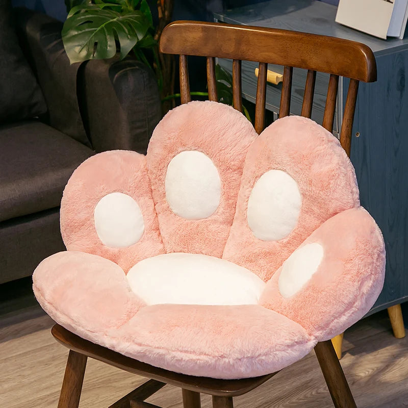 Tapis coussin peluche patte d'ours 70cm – Douceur cocooning