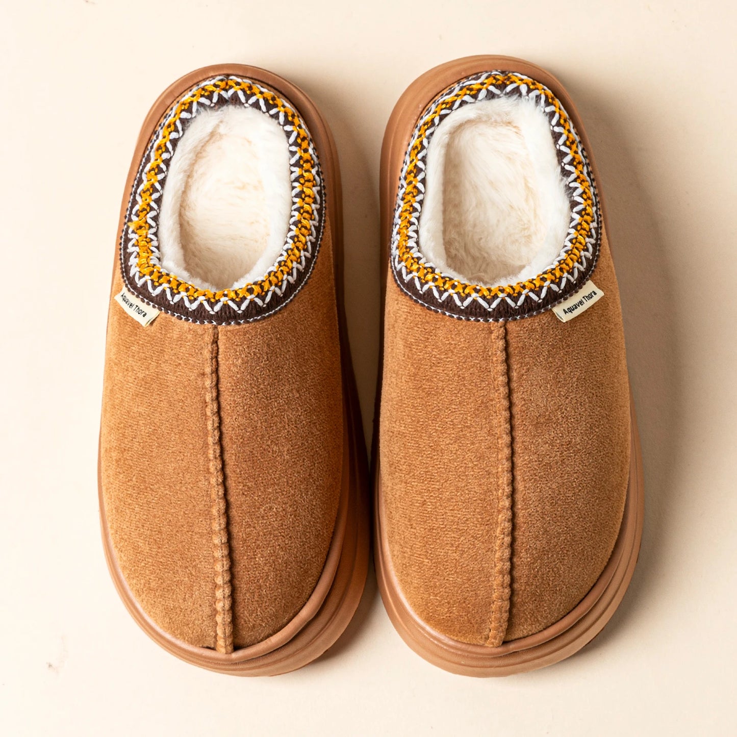 Pantoufles d'hiver moelleuses homme et femme - Confort cocooning