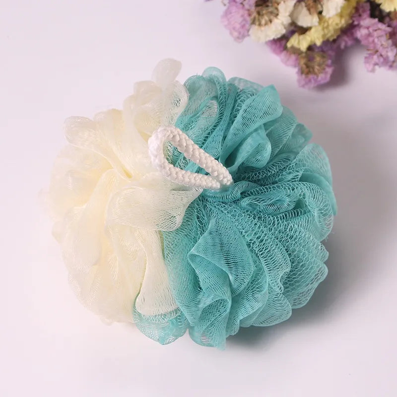 3 Fleurs de douche bicolores en filet doux
