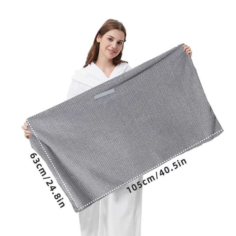 Turban à cheveux microfibre extra large – Séchage rapide