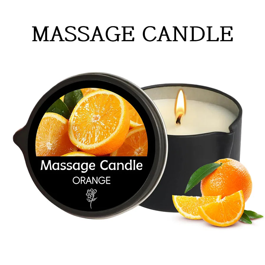Bougie de Massage Thérapeutique - Aromathérapie & Relaxation