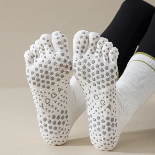 Five Toe Non-Slip Yoga Socks