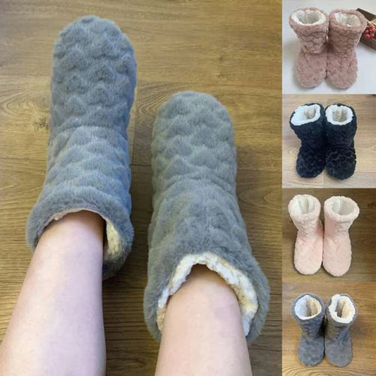Thick winter slippers