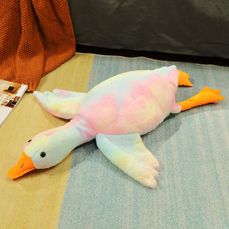 Peluche Oie Géante Kawaii - Coussin Ultra-Doux 50 à 190 cm