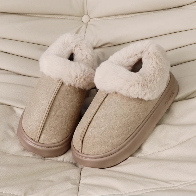 Bottes fourrées d'intérieur femme - Confort douillet hiver