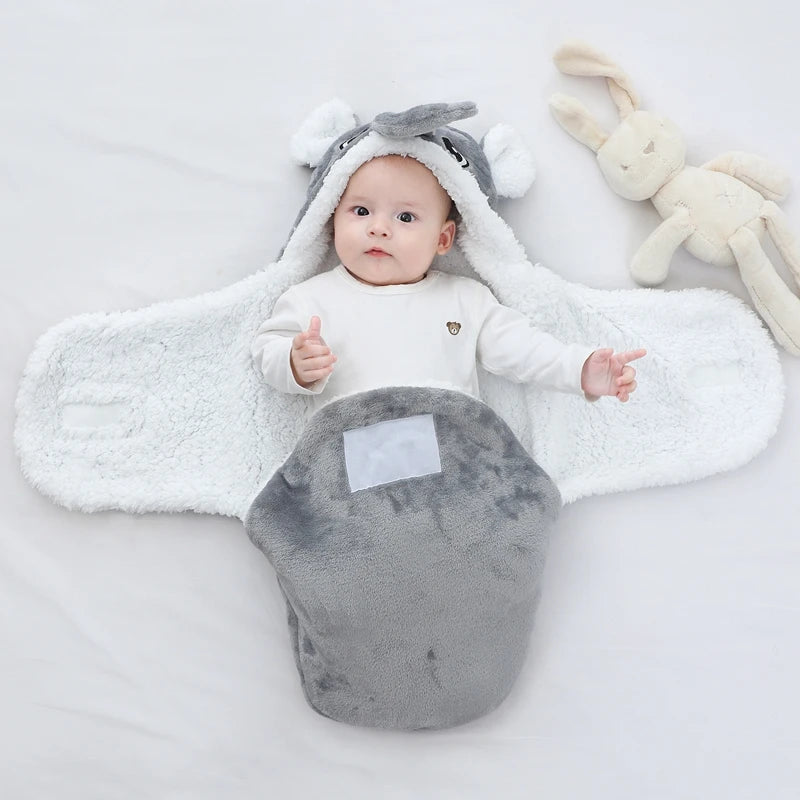 Nid d’ange tout doux avec oreilles – Chancelière bébé