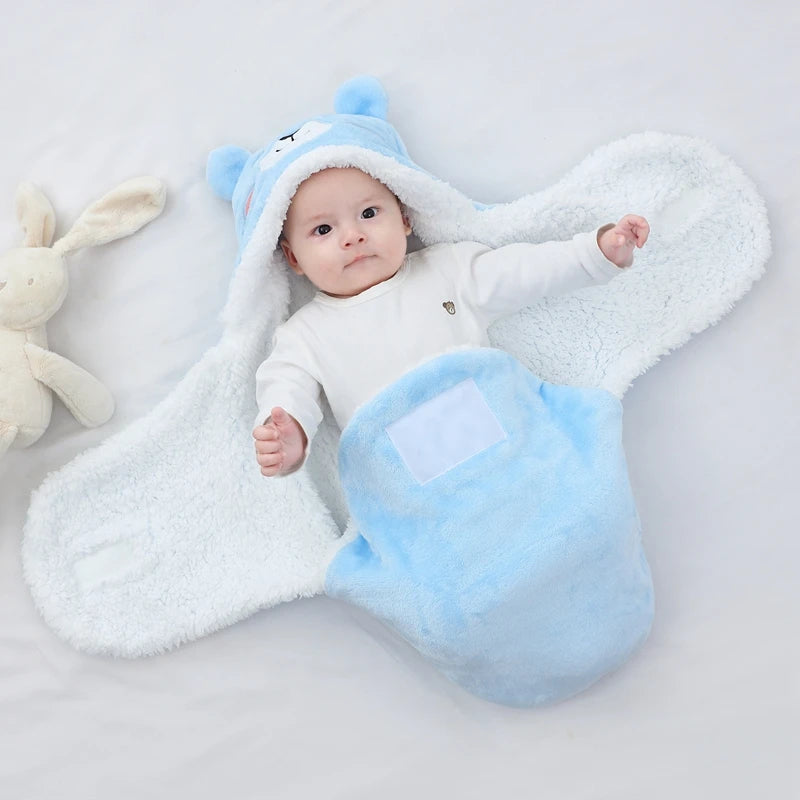 Nid d’ange tout doux avec oreilles – Chancelière bébé