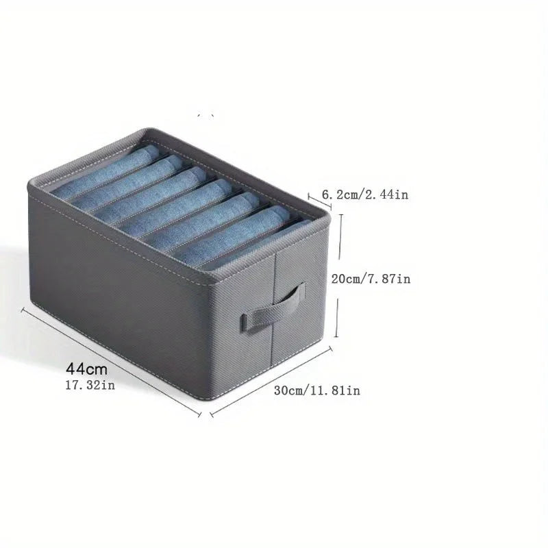 Boîte de rangement compartimentée pour vêtements – 6, 7 ou 9 cases, organiseur tiroir