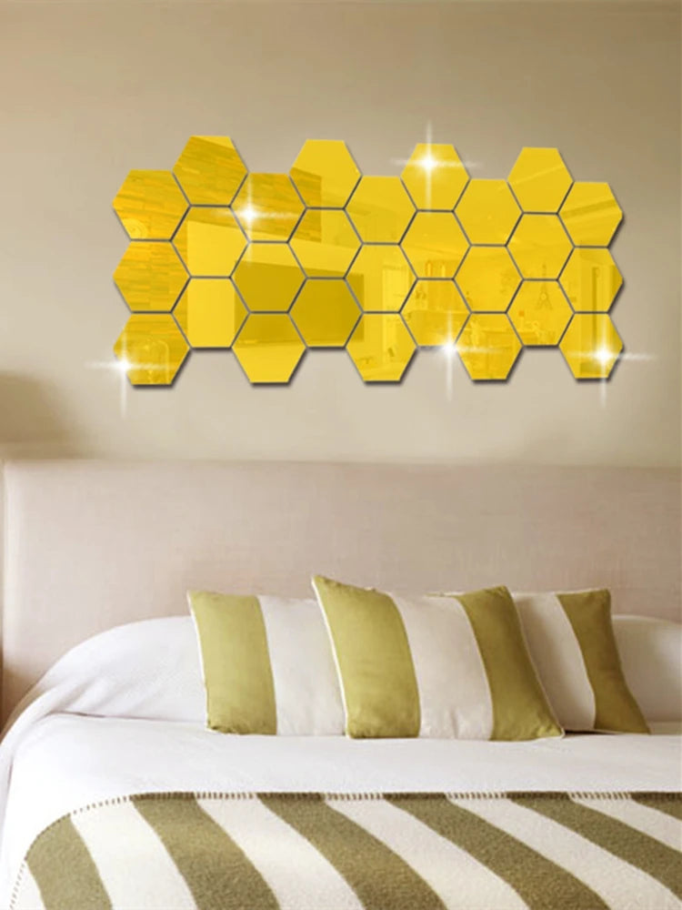 Stickers miroir hexagonaux – vue 7