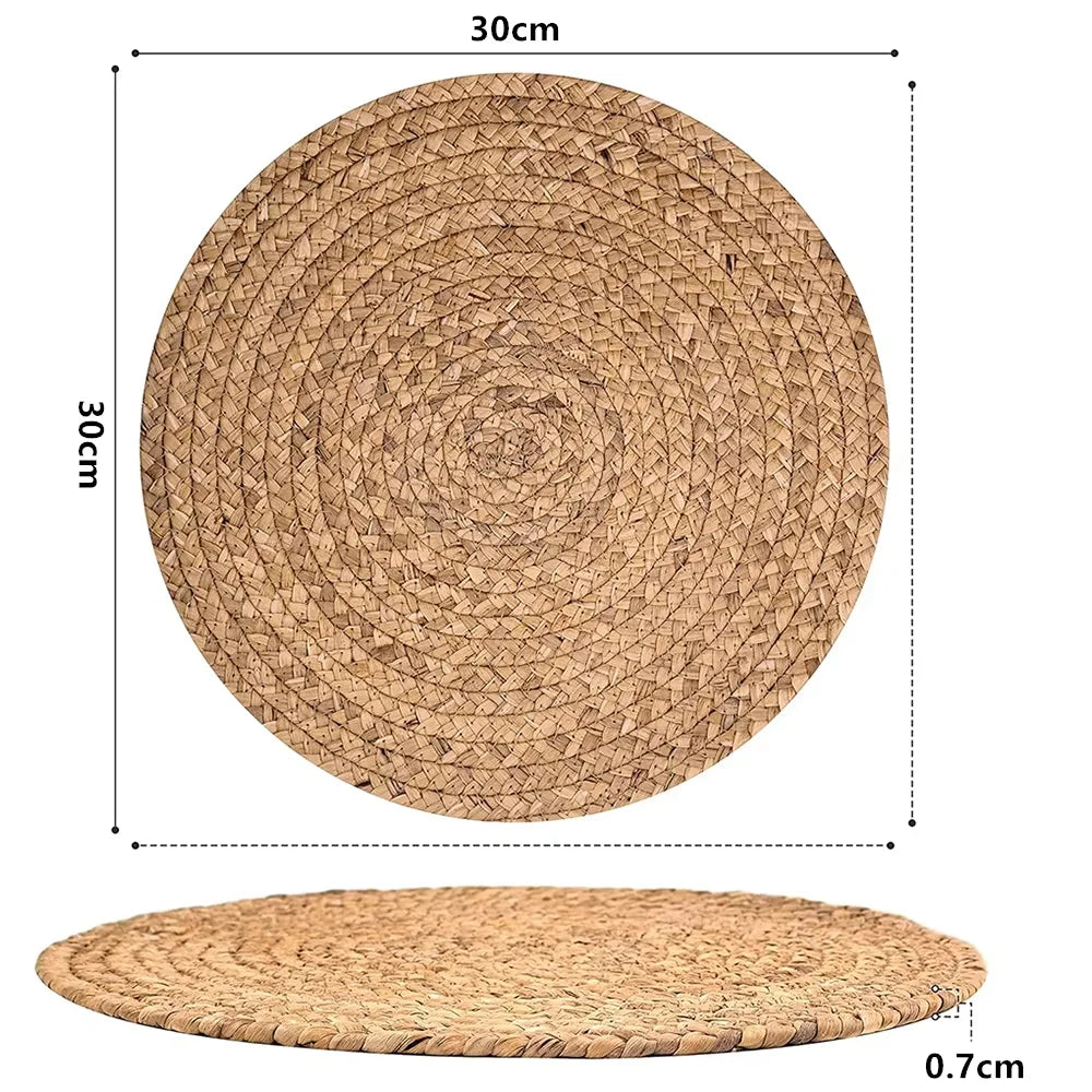 Set de table rond en jacinthe d'eau – vue 9