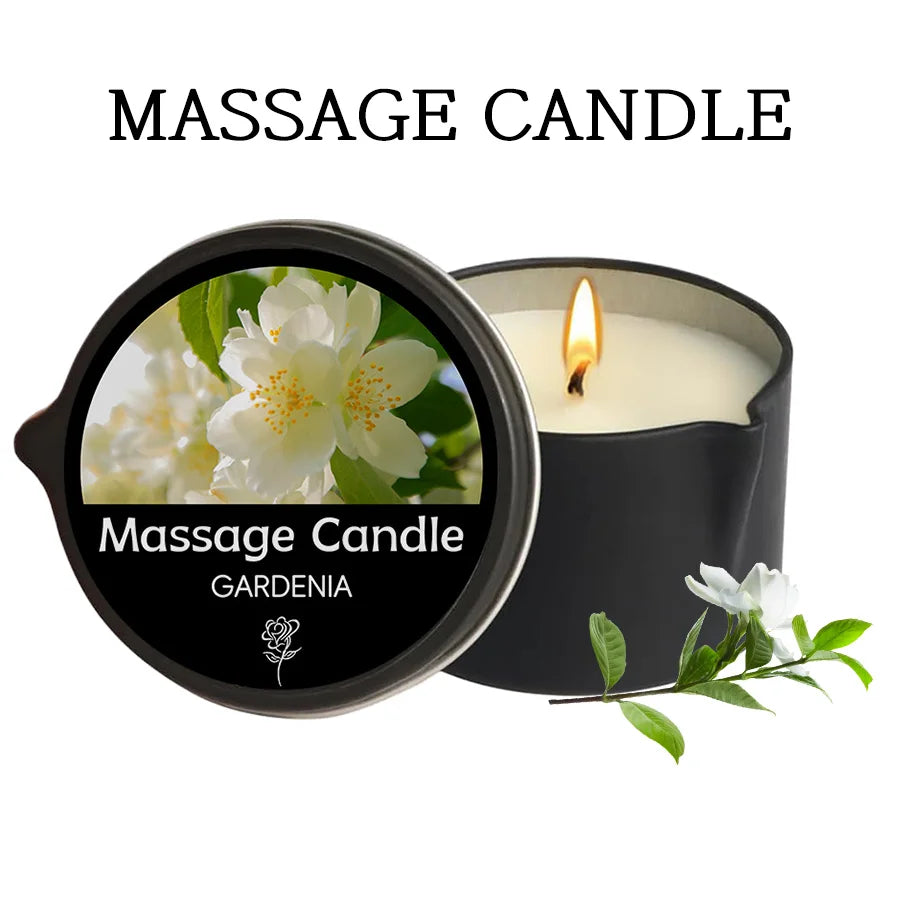 Bougie de Massage Thérapeutique - Aromathérapie & Relaxation