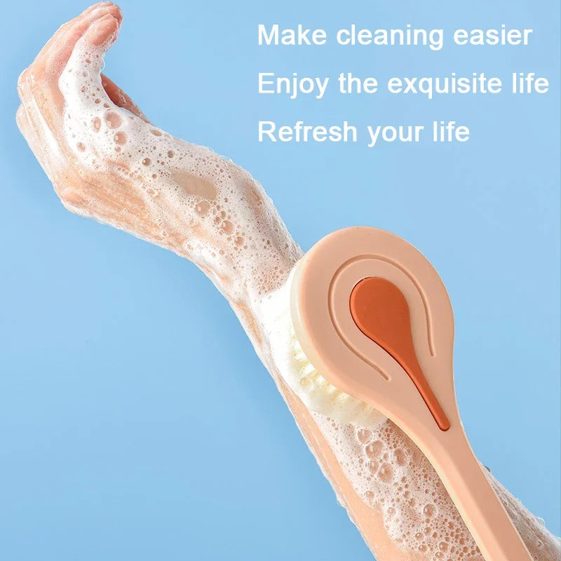 Brosse de Dos Exfoliante Longue Poignée - Massage Bien-être