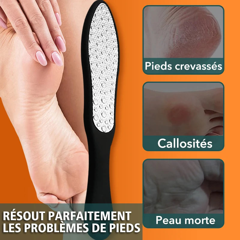 Râpe pédicure double face – Pour des pieds doux, lisses et sans callosités