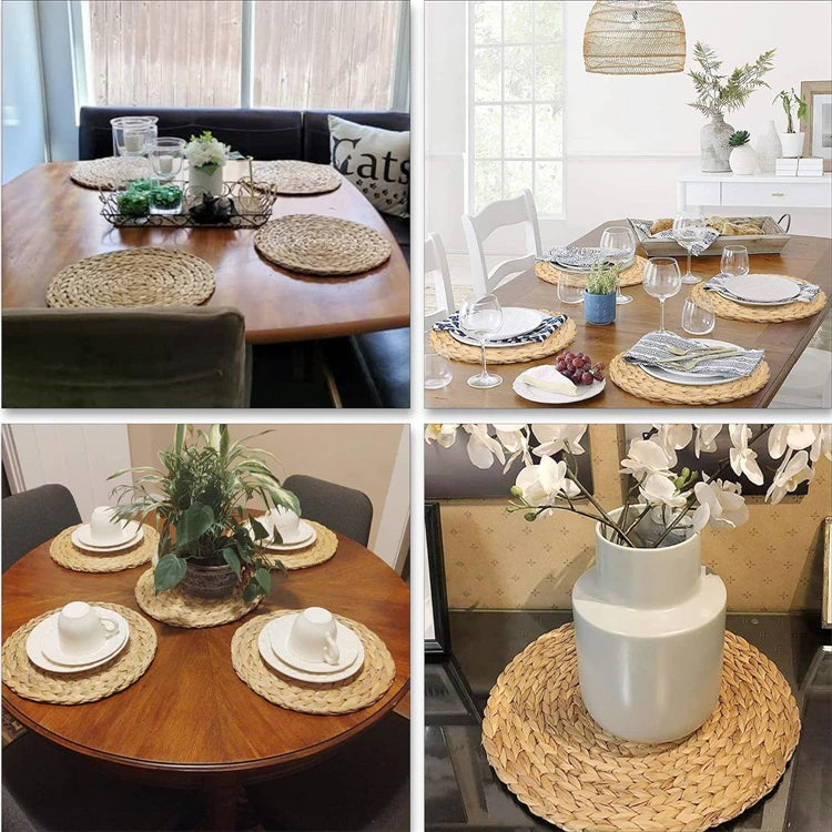 Set de table rond en jacinthe d'eau – vue 7